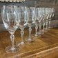 Vintage Lenox Crystal Madison Platinum Rim Iced Tea Glasses - Set of 10