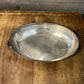 Vintage Silverplated Oval Handled Dish - Oval Handled Bowl