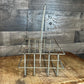 Vintage Metal Bottle Carrier - Milk Carrier - Metal Handled Crate