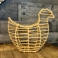 Woven Wicker Wrapped Chicken Basket