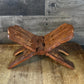 Vintage Wood Carved Book Holder - Book Stand