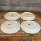 Bohemia Royal Ivory Greek Gold Key Rim Small Plates - Set of 4