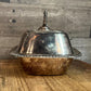 Vintage Silverplated Lidded Casserole Dish - Trinket Dish