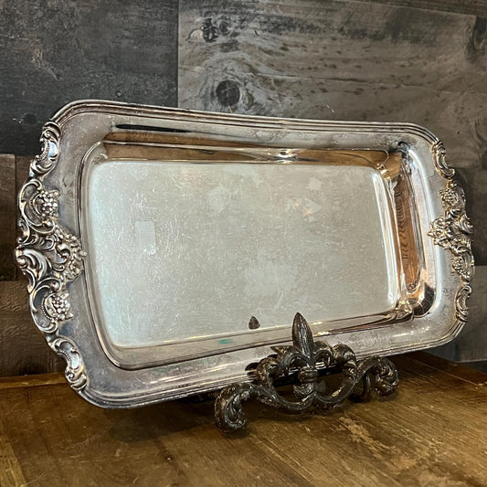 Vintage Baroque by Wallace 210 Silverplated Rectangular Tray