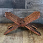 Vintage Wood Carved Book Holder - Book Stand