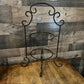Wrought Iron 2 Tier Plate Rack - Pie Rack - Dessert Stand