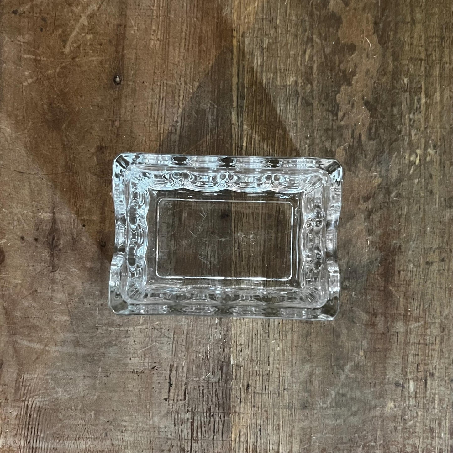 Clear Glass Sugar Packet Holder - Sweetener Organizer