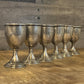 Sterling Silver Pedestal Compote Cordial Glasses - Set of 6