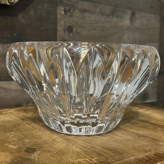 Large Heavy Crystal Bowl