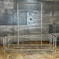 Vintage Metal Bottle Carrier - Milk Carrier - Metal Handled Crate