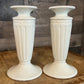 Vintage Mikasa Italian Countryside Earthenware Candlestick Holders - Pair