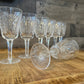 Waterford Crystal Clare Cut White Wine Glasses - Set of 7