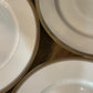 Bohemia Royal Ivory Greek Gold Key Rim Dinner Plates - Set of 4