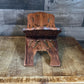 Vintage Wood Carved Book Holder - Book Stand