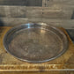 Vintage Gorham Silverplated Round Tray with Raised Perforated Rim