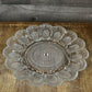 Vintage Indiana Glass Hobnail Clear Glass Egg Serving Dish - Deviled Egg Server - Oyster Plate