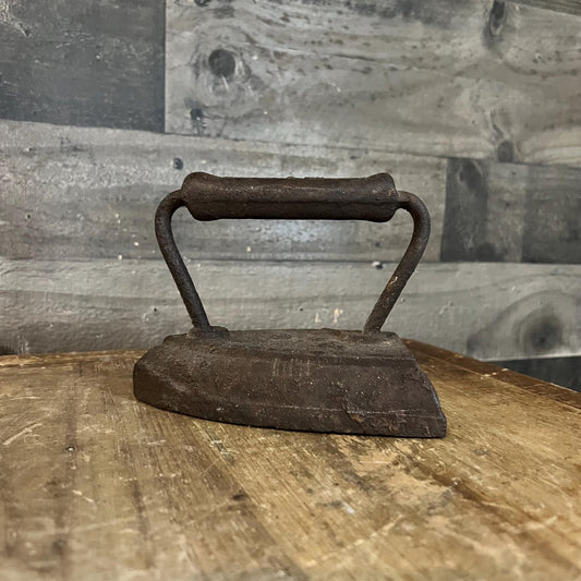 Antique ACW Cast Iron Metal Handled Iron