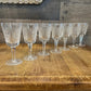 Waterford Crystal Clare Cut White Wine Glasses - Set of 7