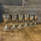 Sterling Silver Pedestal Compote Cordial Glasses - Set of 6