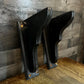 Black Painted Wooden Corbels - Pair