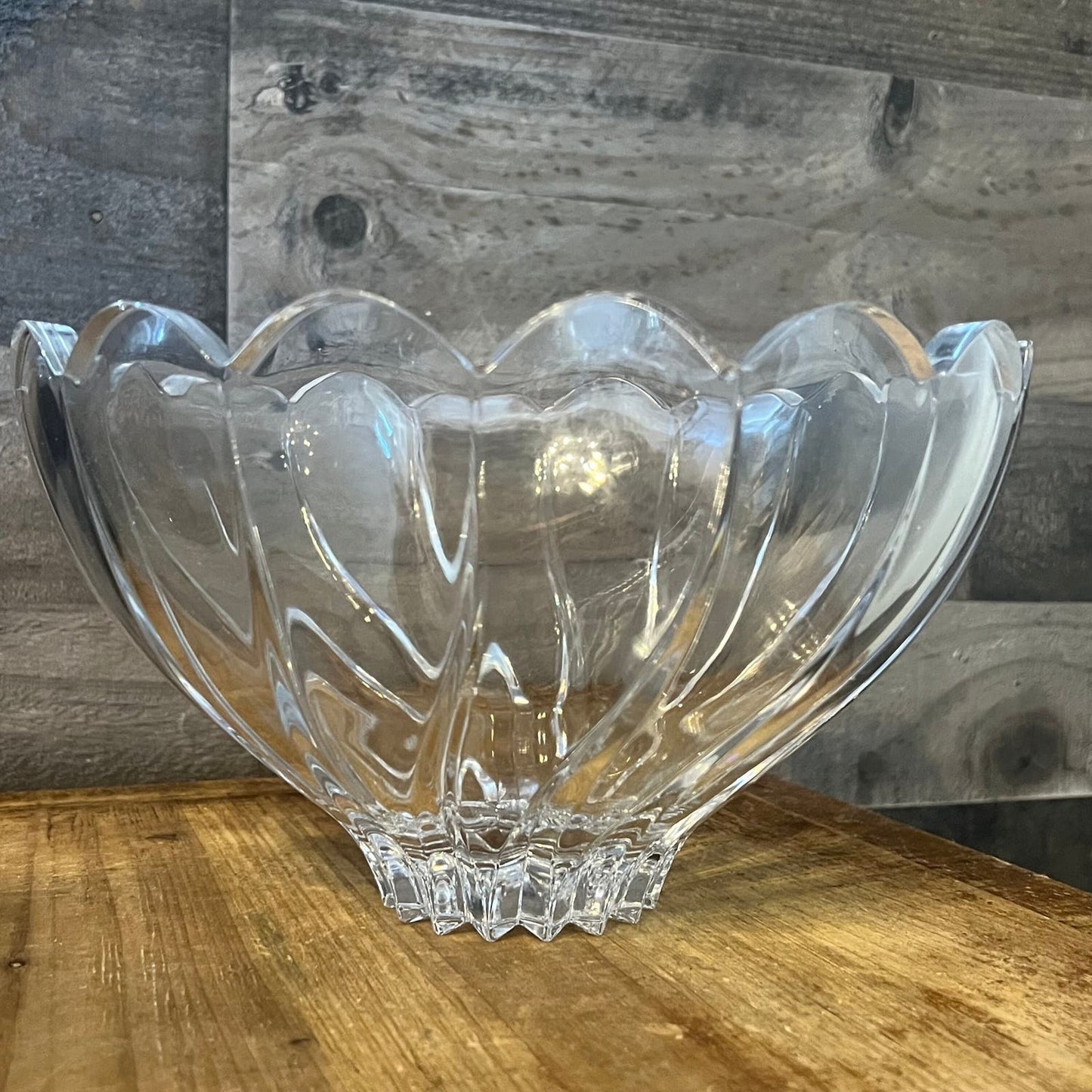 Mikasa Crystal Large Bowl