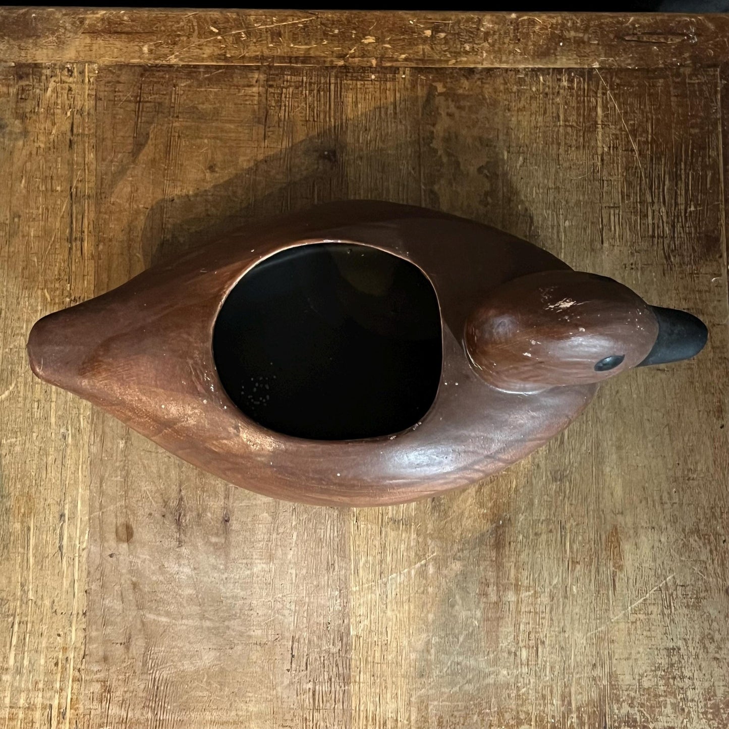 Vintage Duck Bowl - Duck Planter / Vase