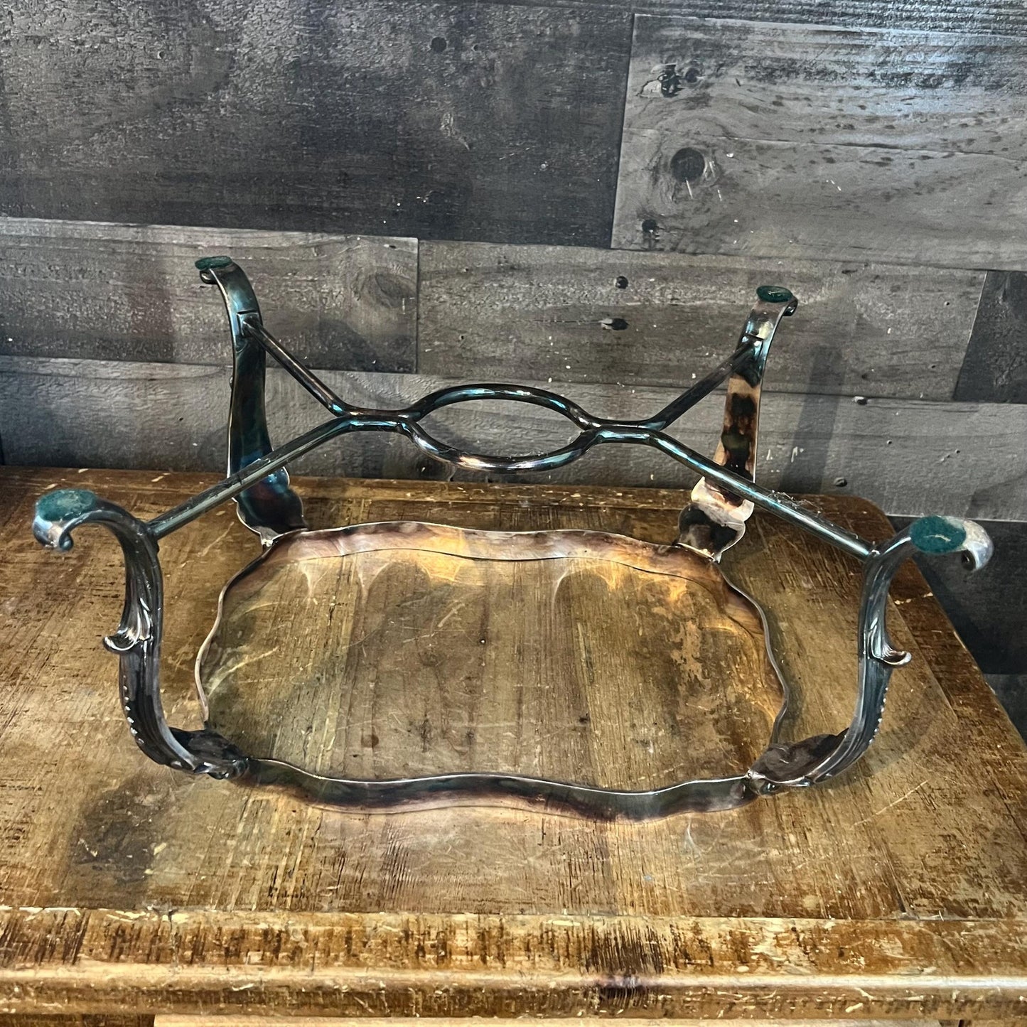 Silverplated Old English Reproduction Oval Lidded Serving Dish Warming Chafing Dish