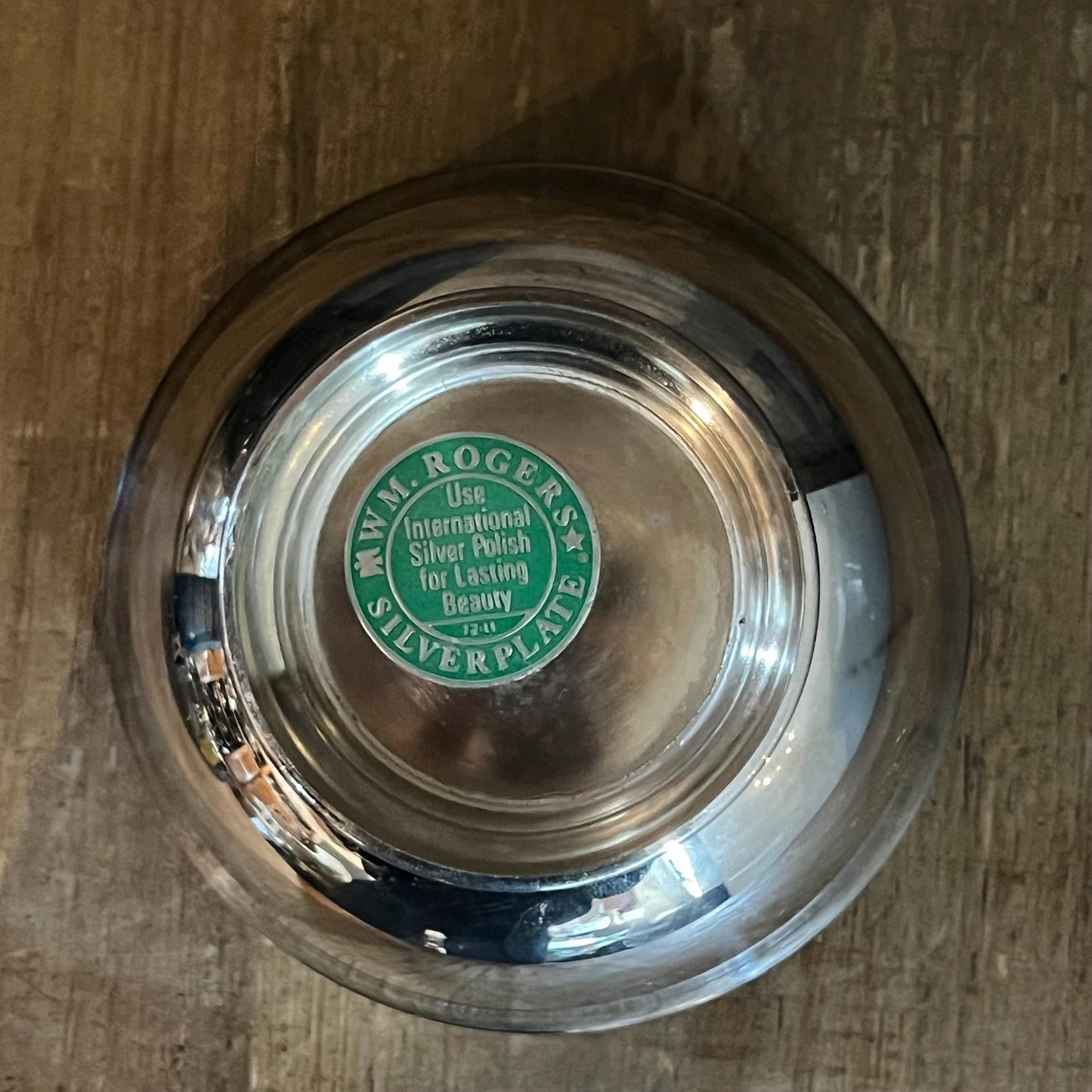 Vintage WM Rogers Silverplated Pedestal Compote Bowl