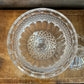 Vintage Shannon by Godinger Brandon Pattern Large Crystal Lidded Pedestal Dish