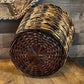 Vintage Woven Wicker Basket - Planter Basket - Laundry Basket - Blanket Basket - Shoe Basket - Towel Basket