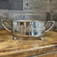 Vintage Double Hamdled Pierced Metal Casserole Dish Holder