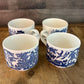 Churchill England Blue Willow Tea Cups - Set of 4