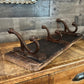 Vintage Aged Wood Heavy Coat Rack - Hallway Rack - Hook Board