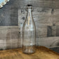 Vintage Clear Glass Wire Bail Stopper Bottle