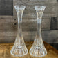 Mikasa Crystal Park Lane Candlestick Holders - Pair