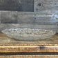 Vintage Indiana Glass Hobnail Clear Glass Egg Serving Dish - Deviled Egg Server - Oyster Plate