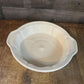 Vintage Creamy White Handled Pie Pan
