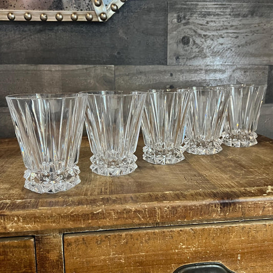 Rosenthal Blossom Double Old Fashioned Glasses - Set of 5