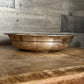 Vintage Art S Co Round Silverplated Shallow Bowl with Braided Accent Rim