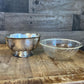 Vintage Gorham Silver Silverplated Small Pedestal Bowl with Clear Bowl Insert