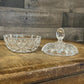 Vintage Crystal Lidded Trinket Dish
