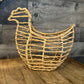 Woven Wicker Wrapped Chicken Basket