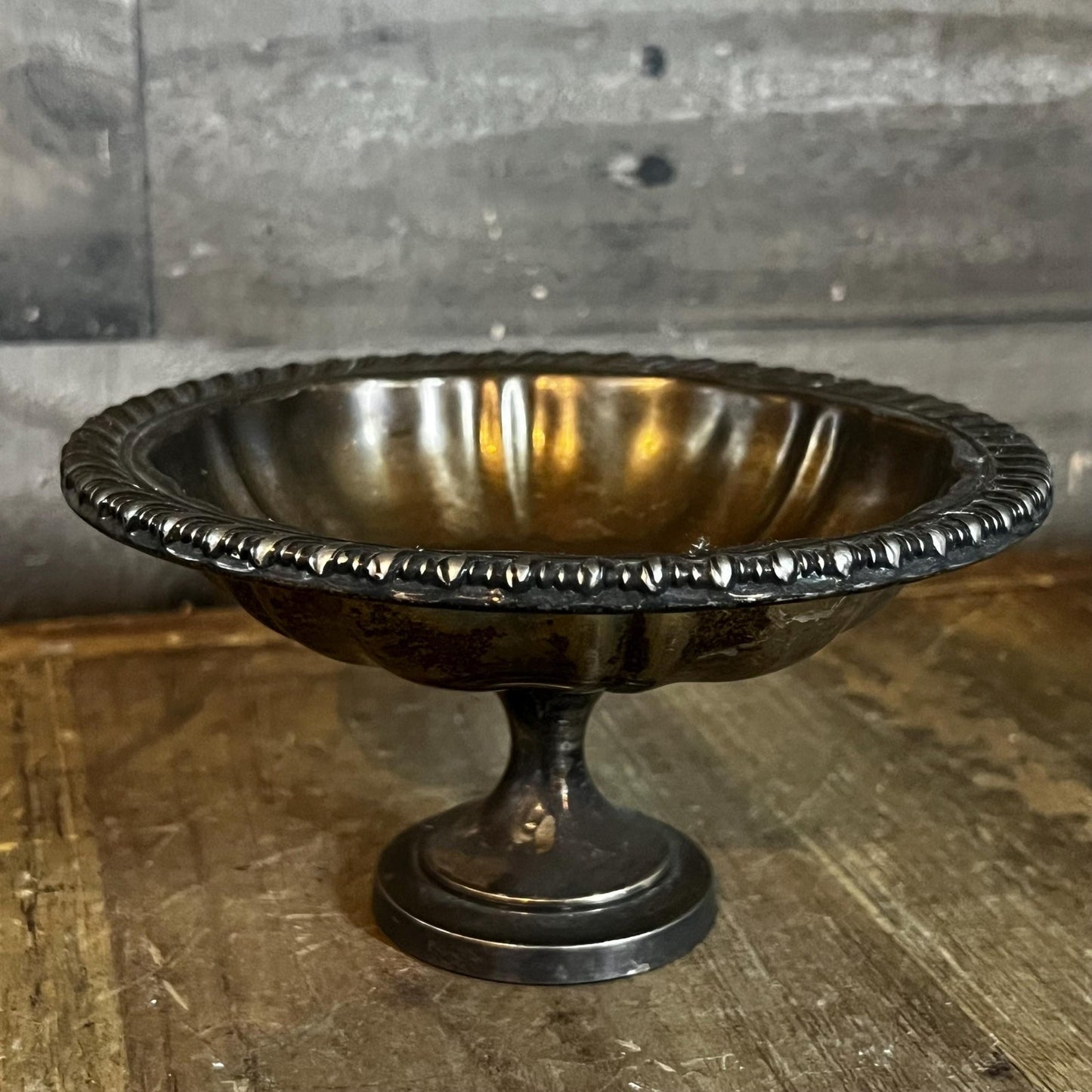 Vintage Oneida Silversmiths Silverplated Compote Pedestal Bowl