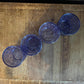 Godinger Blue Jax Double Old Fashioned Glasses - Rocks Glasses - Lowball Tumblers - Set of 4