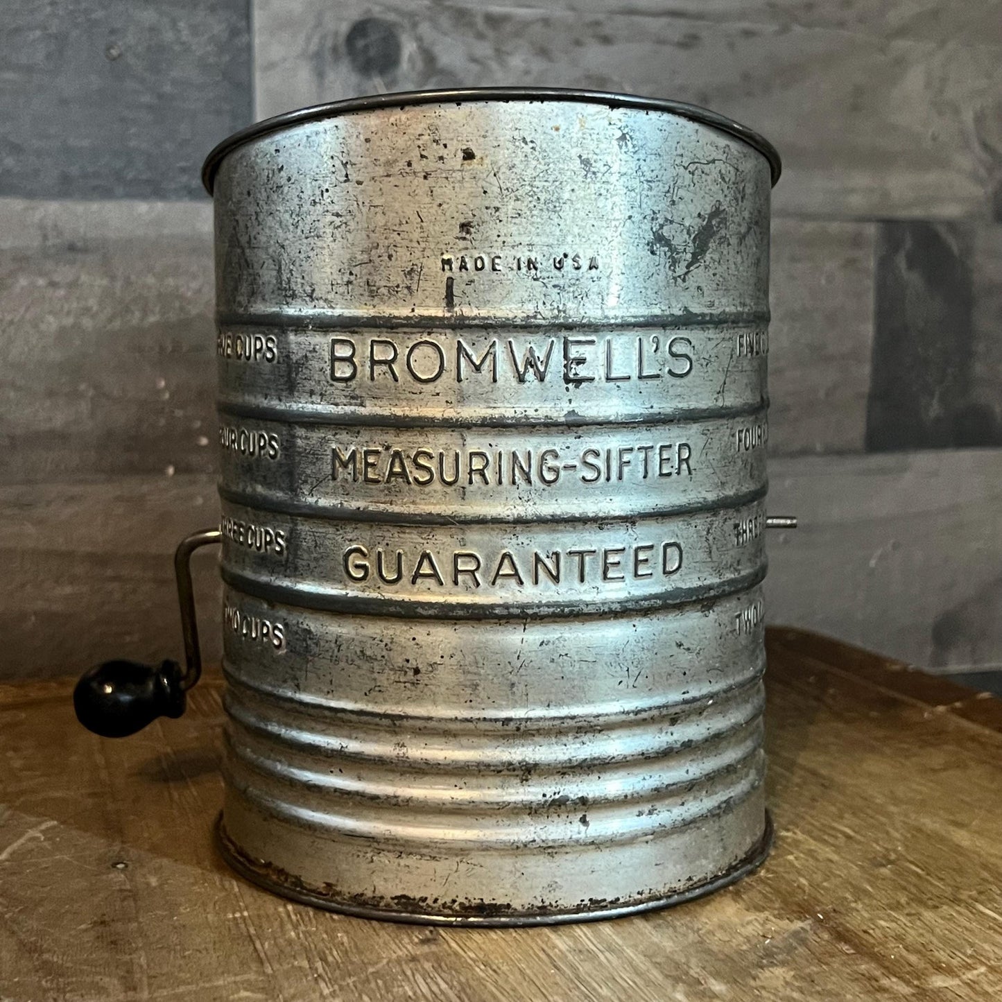 Vintage Bromwell’s Measuring Sifter