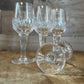 Royal Daulton Clarendon Crystal Sherry Glasses - Set of 4