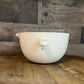 Vintage Coors USA White Porcelain Handled Bowl with Spout