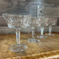 Mikasa Crystal Wimbledon Champagne Glasses - Cocktail Coupes - Tall Sherbet Glasses - Set of 4