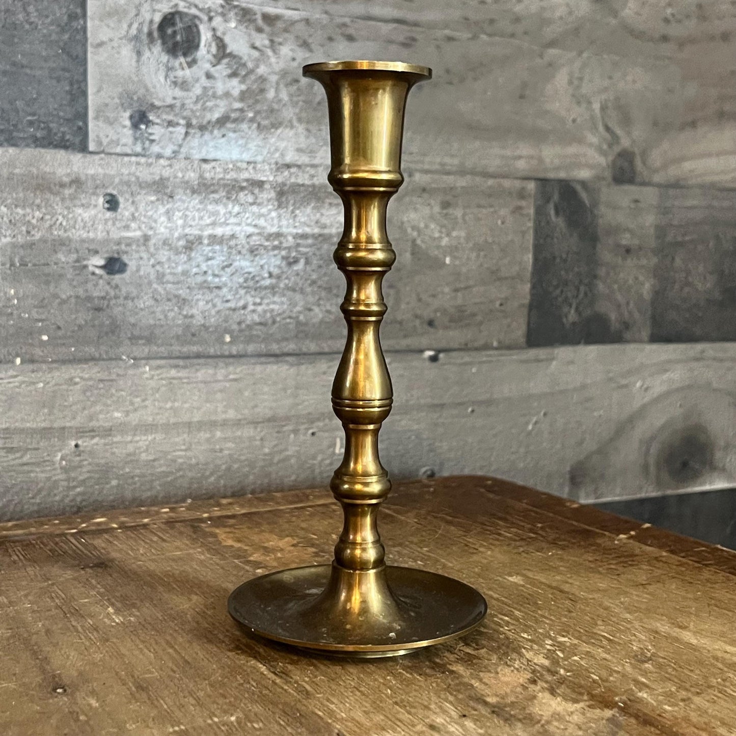 Vintage Brass Candlestick Holder