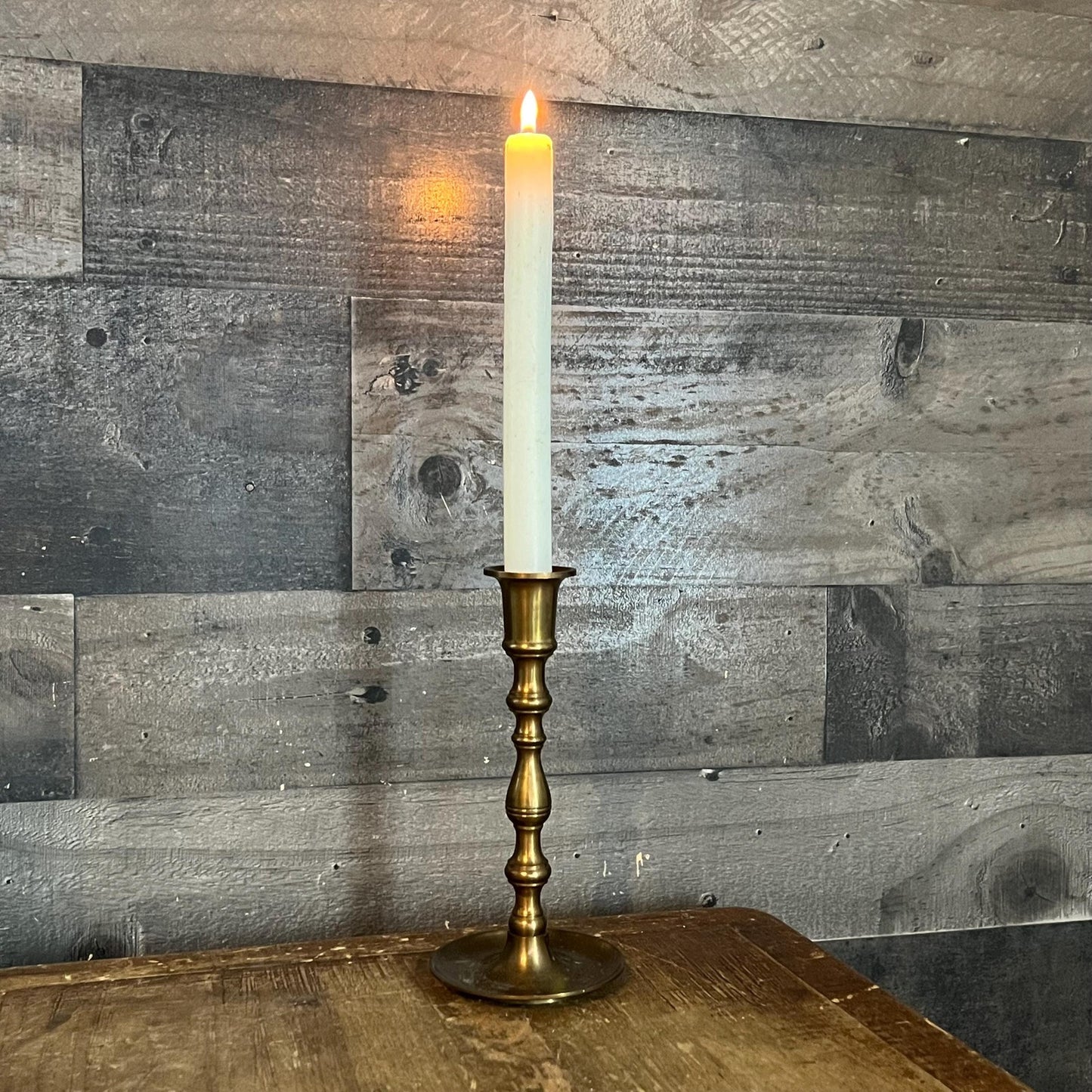 Vintage Brass Candlestick Holder
